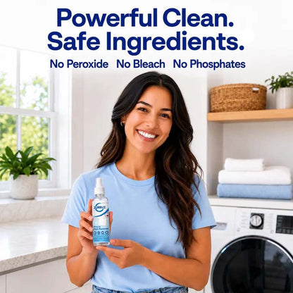Miracle Stain Remover Spray - Powerful All-In-One Laundry Pretreat & Fabric Stain Remover | Ultra-Effective, Fast-Acting Tough Stain Eliminator for Clothes, Carpet, Upholstery & Pets | Non-Toxic, No Bleach