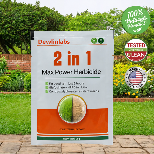 ✨ From Weed Jungle to Perfect Lawn! | ⏱️ Watch Weeds Wither in 6 Hours!  |2-in-1 Max Power Herbicide (100% Glyphosate-Free)
